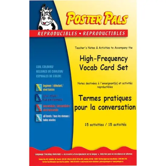 Poster Pals&reg; French High-Frequency Vocabulary Card Set {3}