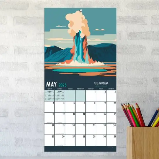 TF Publishing 2025 National Parks Art Mini Calendar {6}