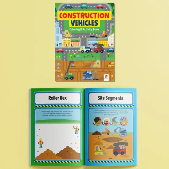 Hinkler Pull-Back and Go Construction Vehicles Floor Puzzle {6}