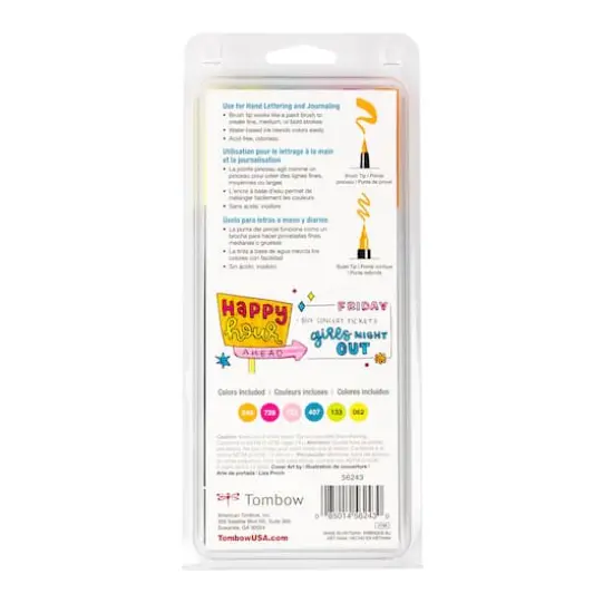 Tombow Happy Hour Dual Brush Pen Set {11}
