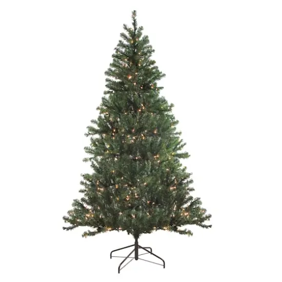 7ft. Pre-Lit Balsam Pine Artificial Christmas Tree, Clear Lights {1}