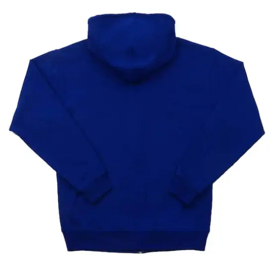 Unisex Adult Full Zip Hooded Sweatshirt by Make Market&reg; Blue {3}