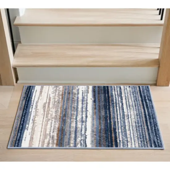 Blue Multi Stripe Area Rug by Ashland&reg; {3}