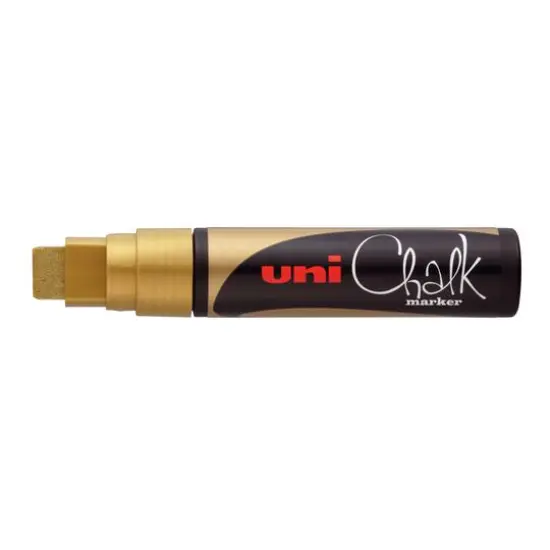 Uni-Ball&reg; PWE-17K Extra Broad Uni Chalk Marker Gold {4}