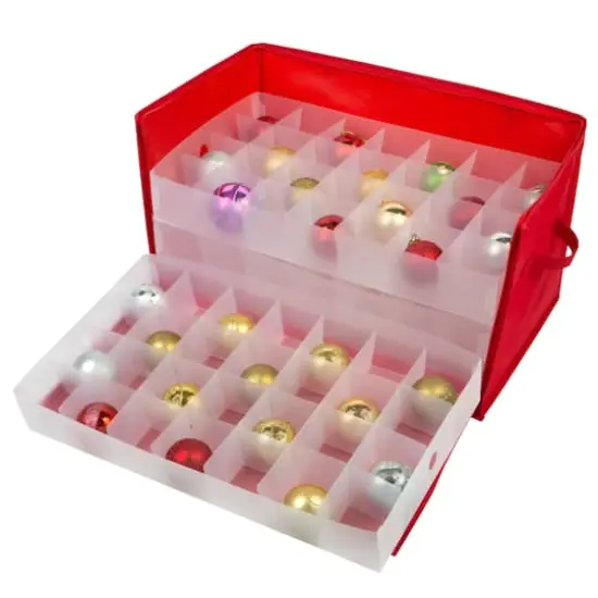Simplify 112ct. Stackable Christmas Ornament Storage Box {8}