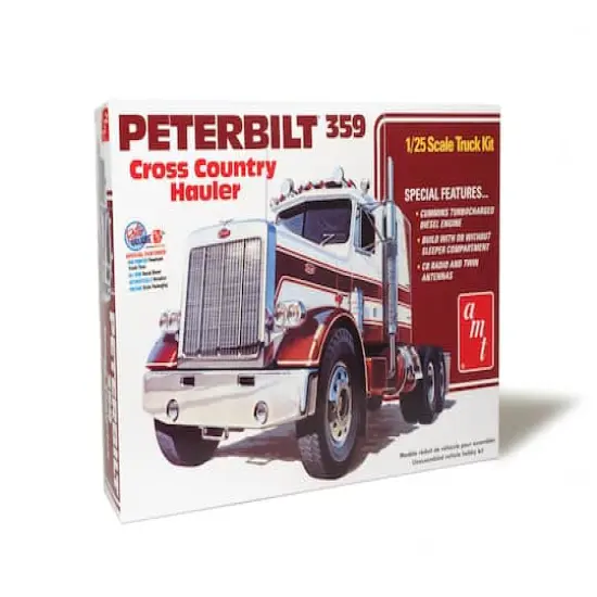 AMT&reg; Peterbilt&reg; 359 Cross Country Hauler 1:25 Scale Model Kit {1}