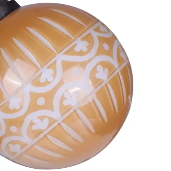 3" Light Brown Gingerbread Forest Glass Ball Ornament by Ashland&reg; {6}