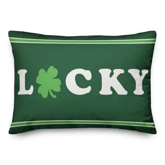 Lucky Throw Pillow {1}