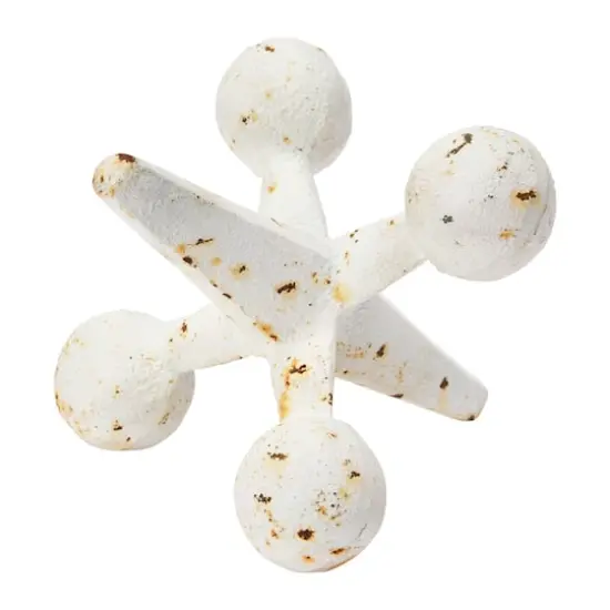 Hello Honey&reg; 6" Cast Iron Jack Accent White {1}