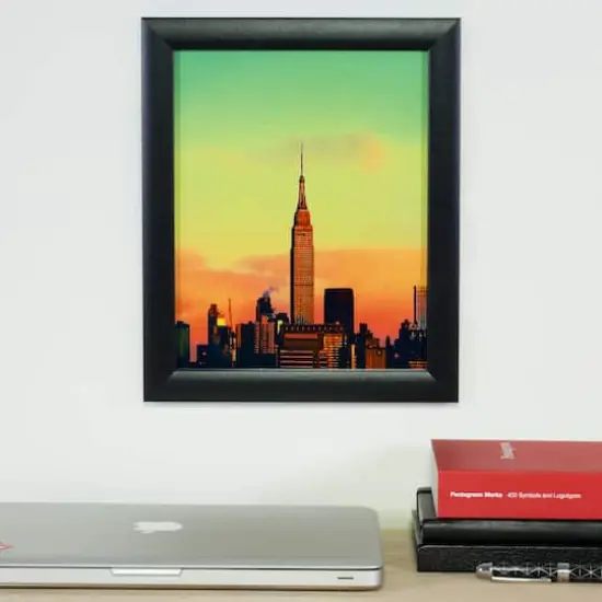 Craig Frames 4 Pack Contemporary Gallery Black Picture Frame with Mat {5}