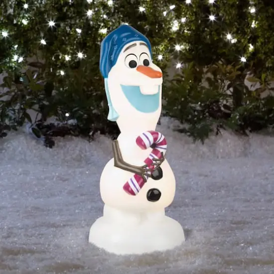 2ft. Lighted Blow Mold Outdoor Olaf {3}