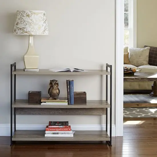 Household Essentials Jamestown 42" Wide Bookshelf Ashwood {15}