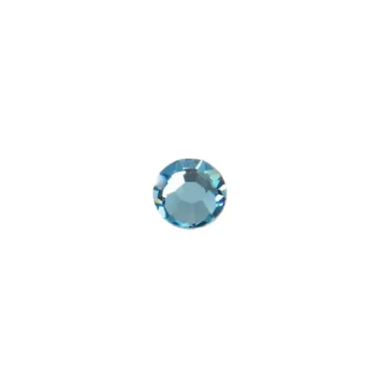 SS16 Round Flatback Austrian Crystals by Bead Landing&trade;, 55ct. Aquamarine {4}