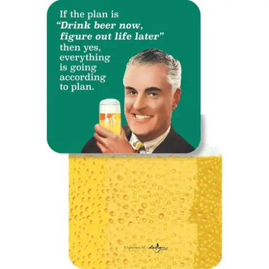 JAM Paper According to Plan Coasters, 6ct. {1}