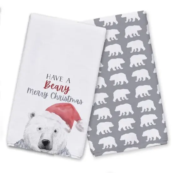 Have a Beary Merry Christmas Tea Towel Set {1}