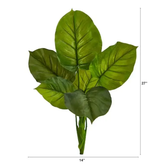 27'' Philodendron Leaf Bush, 4ct. {3}
