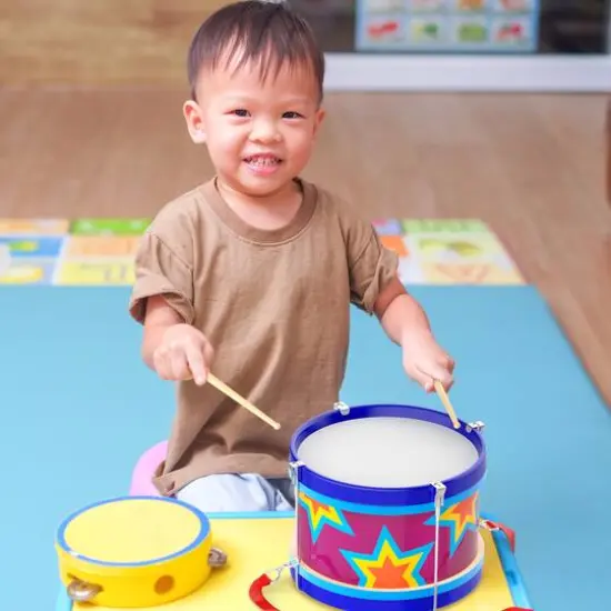 Toy Time Double-Sided Toy Drum {6}