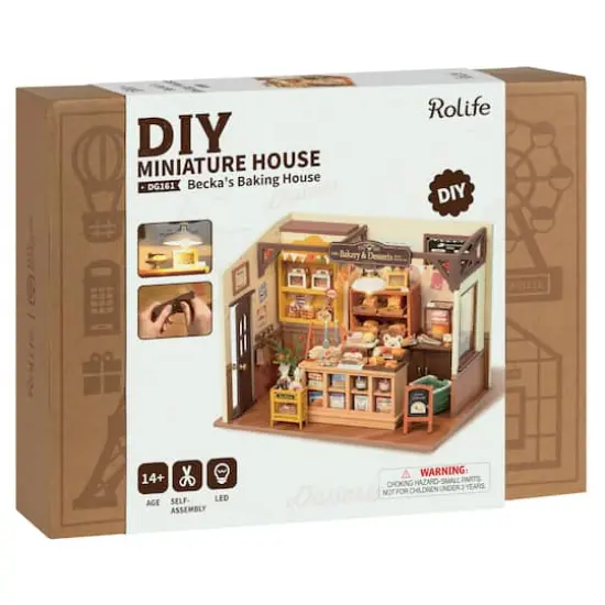 Rolife Becka's Baking House DIY Miniature House Kit {14}