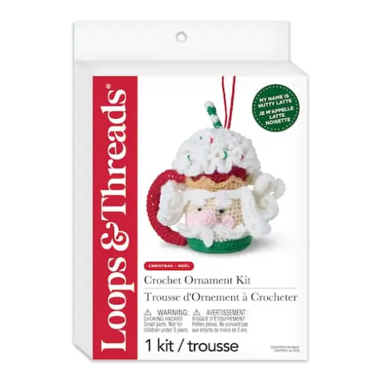 Intermediate Nutcracker Latte Amigurumi Crochet Ornament Kit by Loops & Threads® {4}