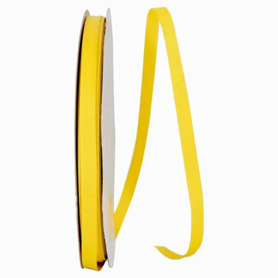 JAM Paper 3/8" Grosgrain Texture Ribbon Maize {1}