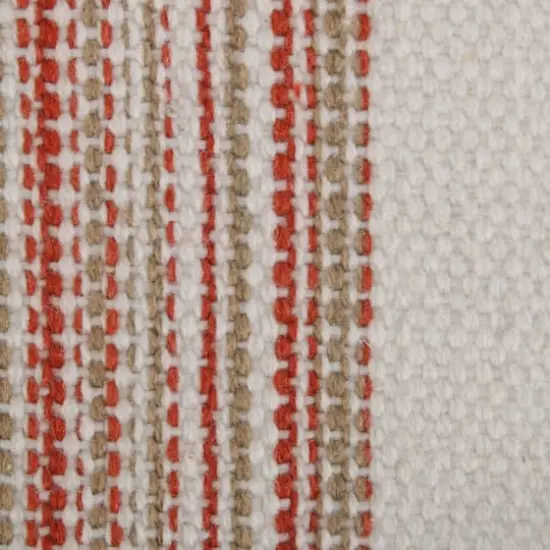 DII® 13" x 20" Fringed Striped Tabletoppers, 6ct. Pimento {6}