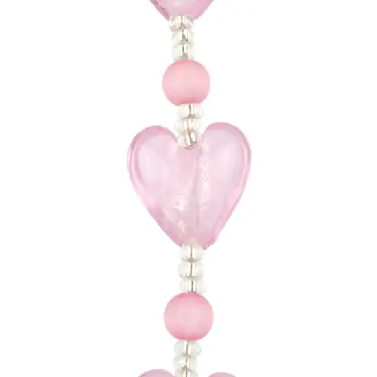 Pink Heart Lampwork Glass Bead Mix by Bead Landing&trade; {1}
