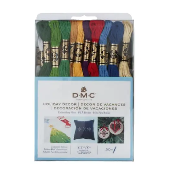 DMC&reg; Holiday Home D&eacute;cor Embroidery Floss Pack {1}