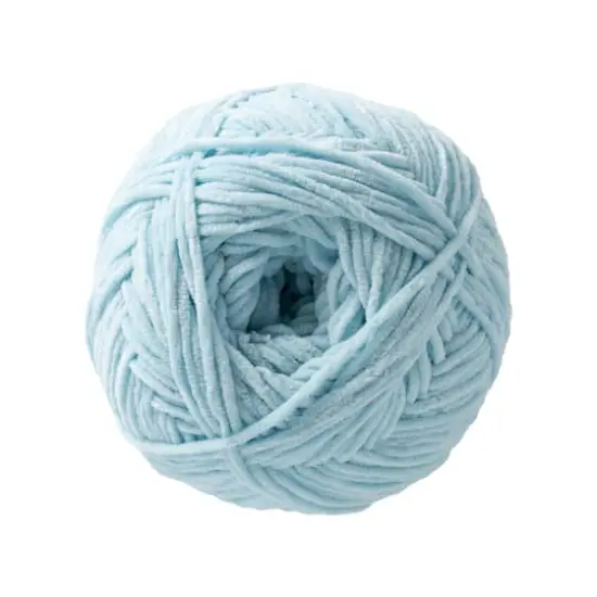 Skinny Chenille&trade; Yarn by Loops & Threads&reg; Blue Bird {3}