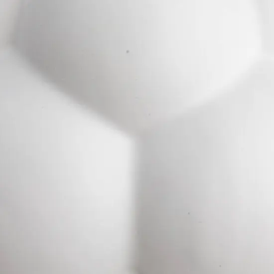 Hello Honey&reg; 8" White Raised Dots Ceramic Vase {6}