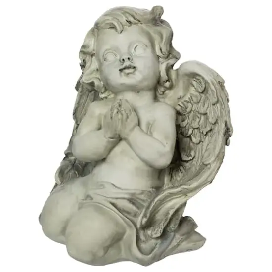 6" Heavenly Gardens Praying Cherub Angel Outdoor Garden Statue {4}