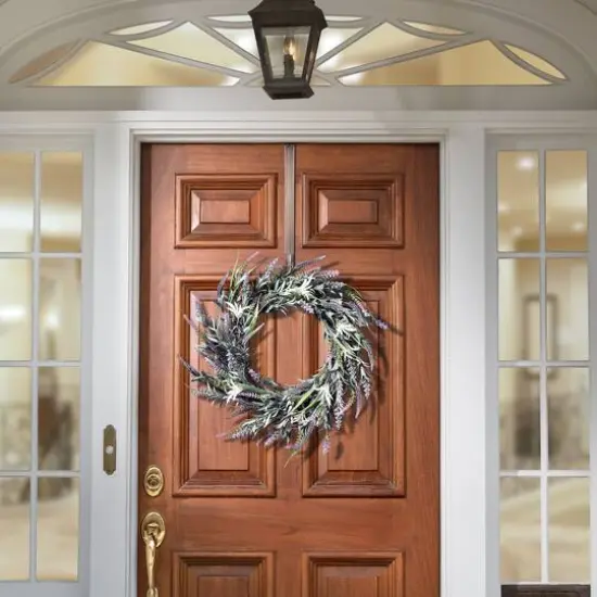 Haute Decor 24" Lavender Fields Wreath {3}