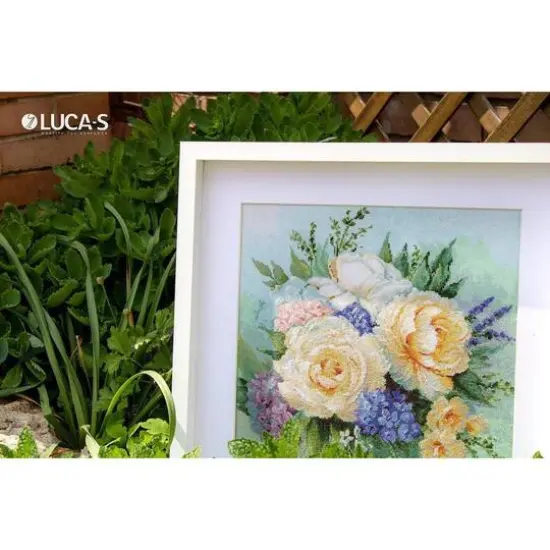 Luca-s Floral Bouquet Counted Cross Stitch Kit {7}