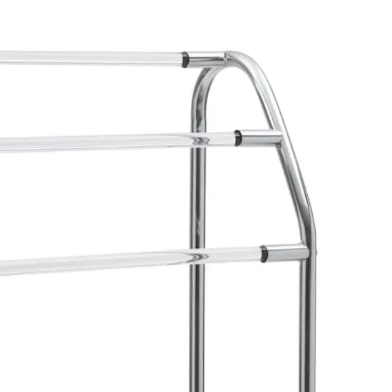 Organize It All Freestanding Acrylic Towel Rack {6}