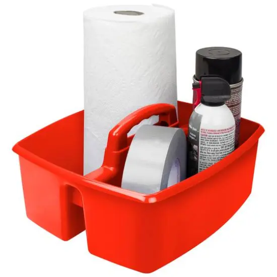 Storex Large Caddy, 3ct. Red {4}