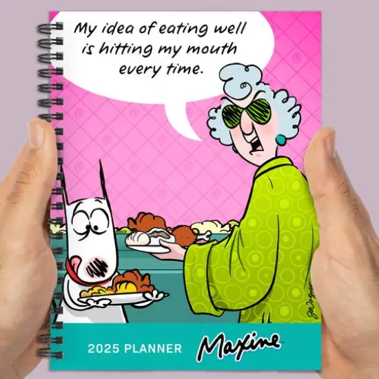 TF Publishing 2025 Medium Maxine Weekly Monthly Spiral Planner {8}