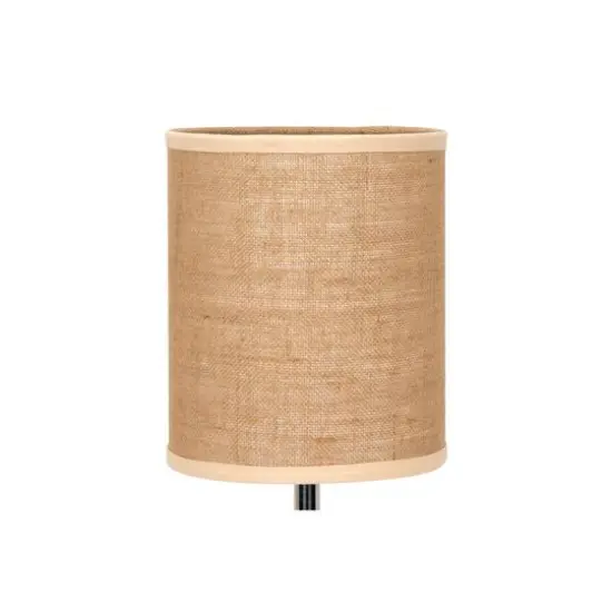 Hello Honey&reg; Bleached Mango Wood Table Lamp with Jute Shade {6}