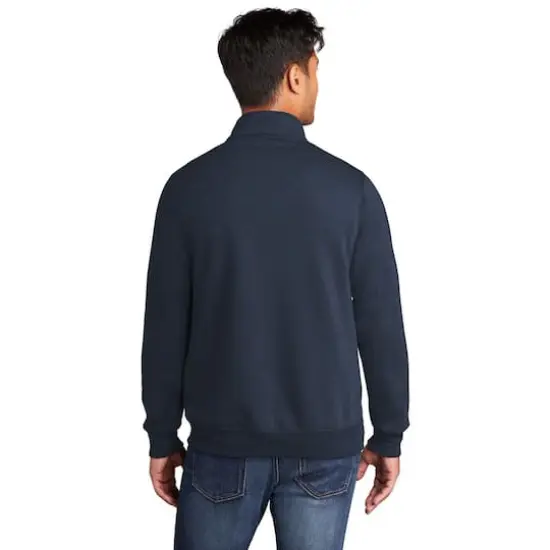 Port & Company&reg; Core Fleece 1/4 Zip Pullover Sweatshirt Navy {6}