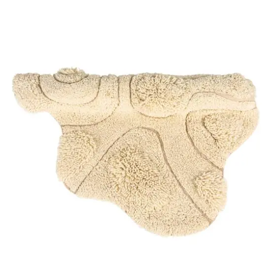 Hello Honey&reg; 43" x 36" Natural Textured Harmony Tufted Rug {8}