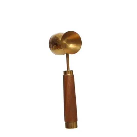 9.5" Gold Metal Jigger with Wood Handle by Ashland&reg; {4}