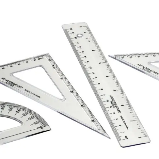 Art Alternatives Combo Geometry Set with 8" Ruler {7}