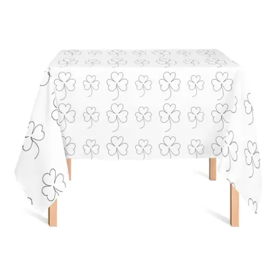 Simple Clover Pattern 58" x 58" Tablecloth {3}