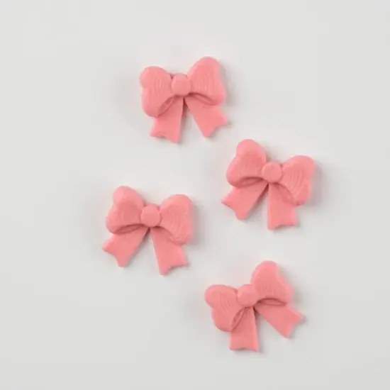PME Cake Sweet Street&reg; Pink Shimmer Bows Icing Decorations {3}