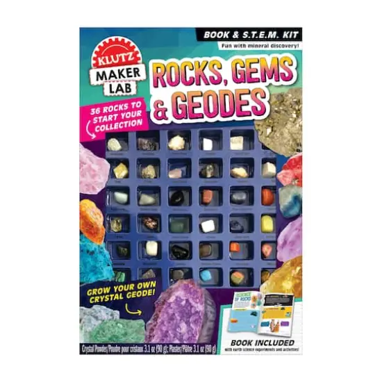 Klutz&reg; Maker Lab: Rocks, Gems & Geodes {4}