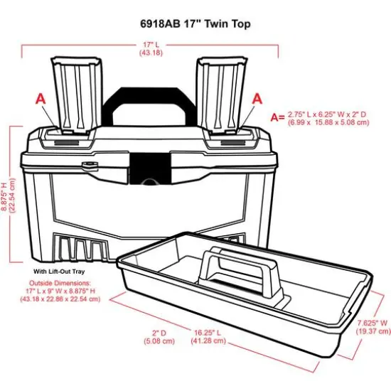 ArtBin&reg; Twin Top Storage Box {6}
