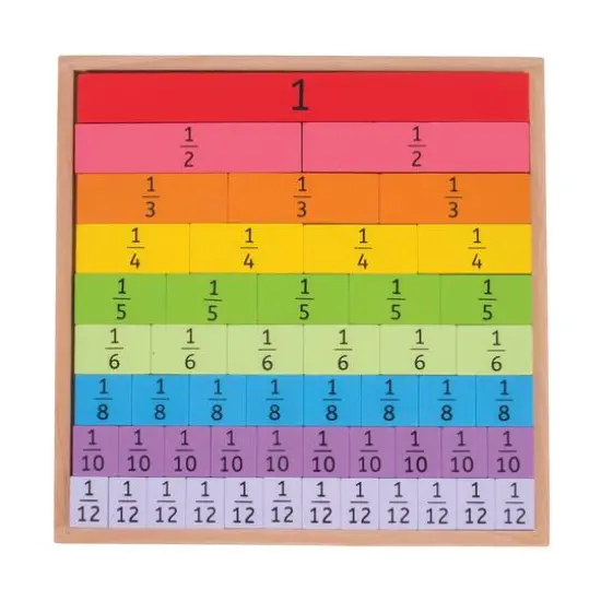 Bigjigs&reg; Wooden Fractions Tray {3}