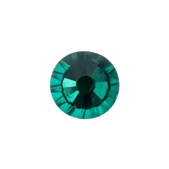 John Bead Crystal Lane SS30 Glass Round Flatback Rhinestones, 72ct. Blue Zircon {3}