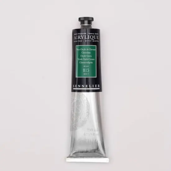 Sennelier Extra Fine Artists' Acrylic Paint, 200mL 815 Chromium Oxyde Green {1}
