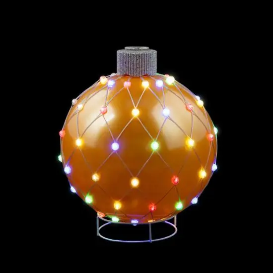 21" Gold Outdoor Lightshow Ornament {6}