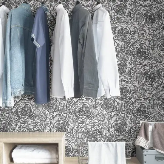 NuWallpaper Black Beauty Peel & Stick Wallpaper {5}