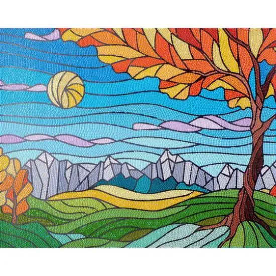 Diamond Art&reg; Stain Glass Vista Advanced Kit {1}